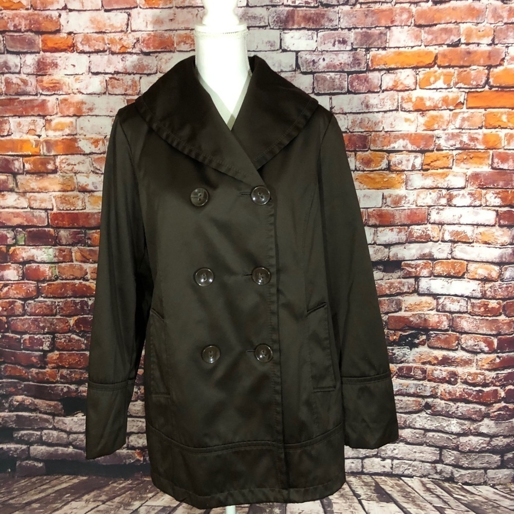 Apt. 9 Black Double-Breasted Jacket